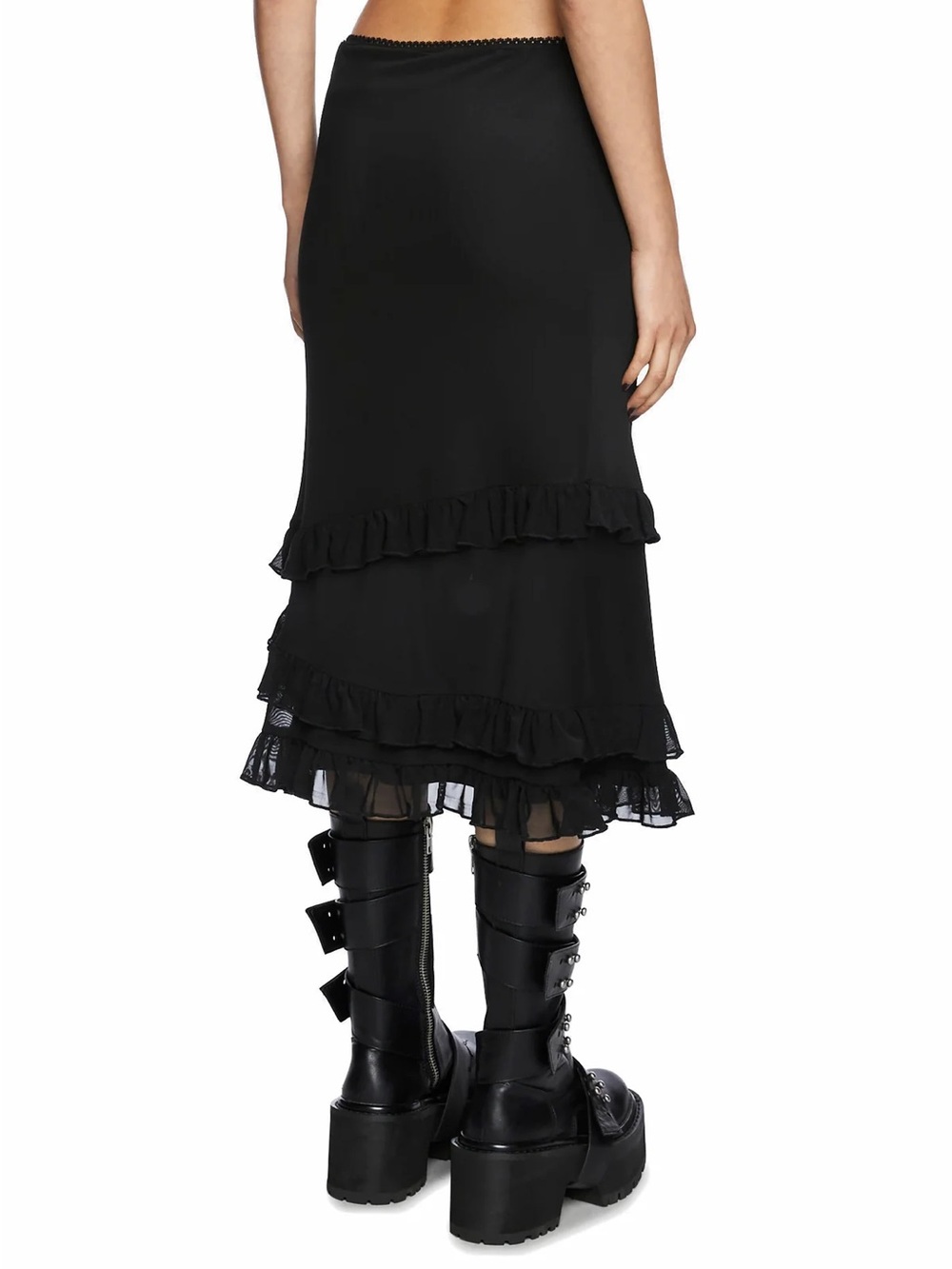 THE GRAVE GIRLS BOREDOM ADDICT MIDI SKIRT, size XL (BNWT) - Picture 4 of 8